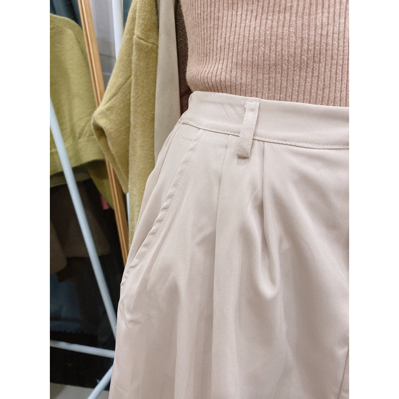 |🚛FREESHIP| Chân váy kaki ly dáng dài 4 màu lưng chun vintage