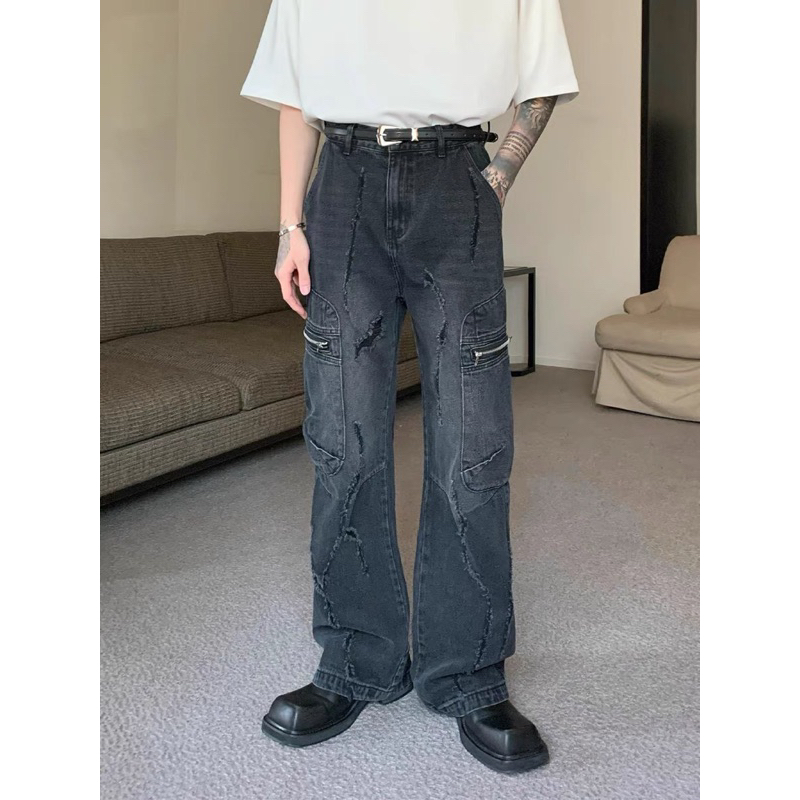 Quàn nam rằn dây kéo unisex