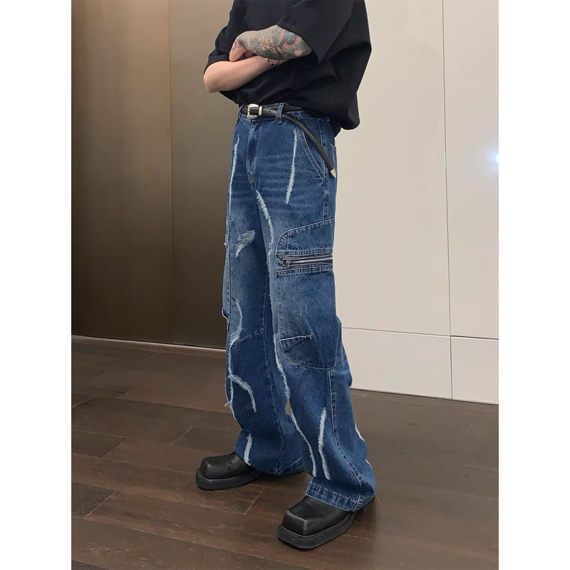 Quàn nam rằn dây kéo unisex
