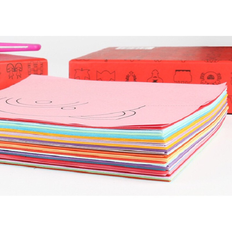CẮT GIẤY THỦ CÔNG ORIGAMI 120 TỜ KÈM KÉO