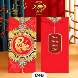 [GIÁ TỐT] 200 BAO LÌ XÌ SIÊU ĐẸP TẾT 2024 GIẤY C150 CỨNG, DÀY