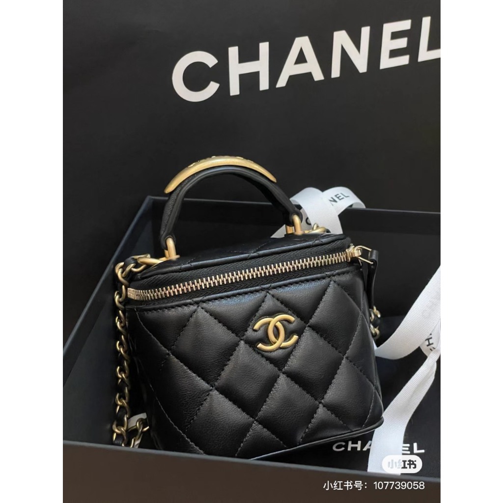 TÚI CHA NEO VANITY QUAI KIM LOẠI SZ10 DA THẬT