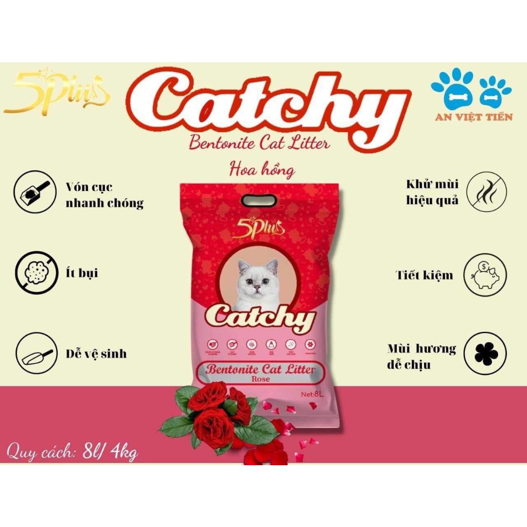 8L - Cát vệ sinh Catchy cho mèo