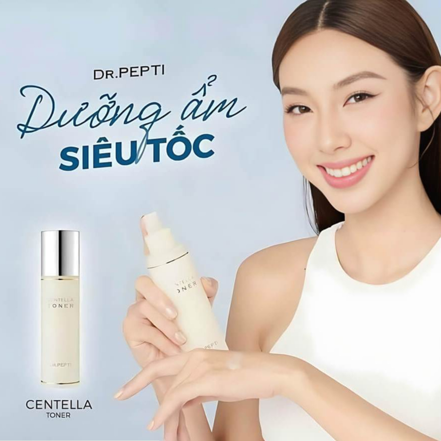 Toner Dr.Pepti Centella Toner Dưỡng Da Căng Bóng 180ml Chính Hãng Hàn Quốc