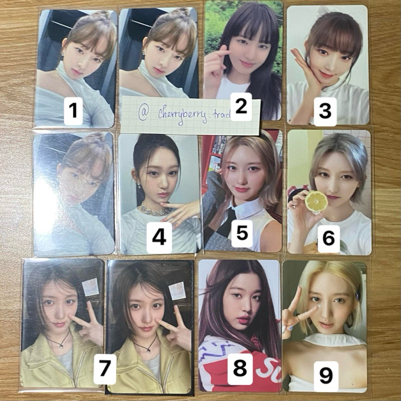 Thẻ ảnh bo góc card IVE chính hãng