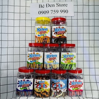 Krim Stix 9 vị Phô Mai, Socola, Sữa, Dứa, Dâu, Đậu Phộng, Khoai Môn, Socola & Cam, Socola & Sữa