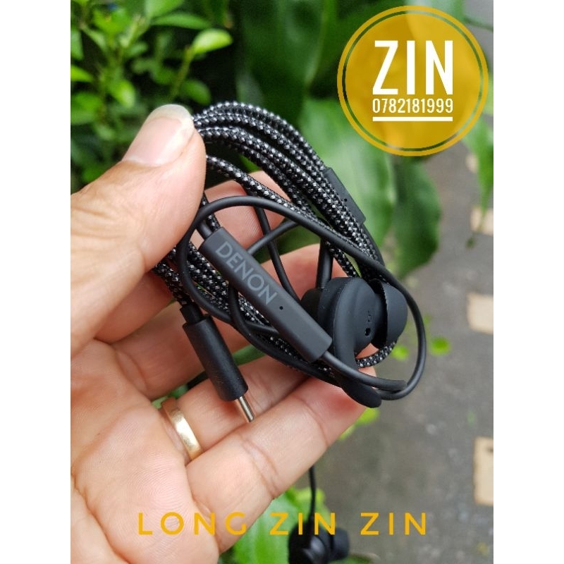 Tai nghe Motorola Razr Denon dây bọc dù, chân cắm typeC