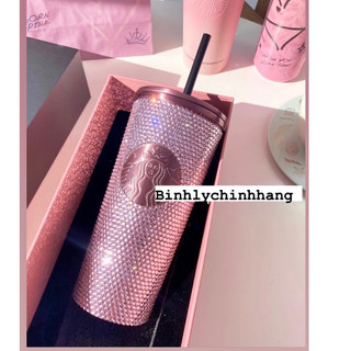 Ly starbuck cold cup 16oz ss rhinestone blackpink lisa pick 2023