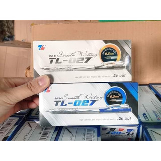 Tkvt2027 - hộp 20 chiếc bút bi tl-027 - mực xanh, mực đen.