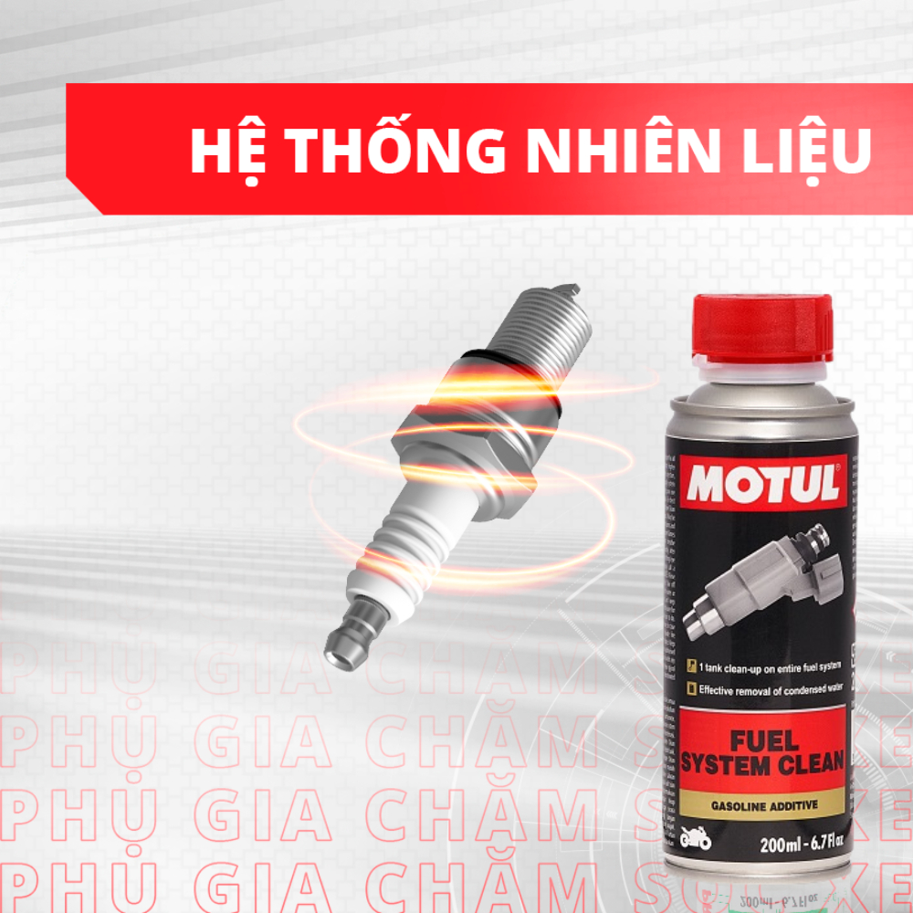 Phụ gia vệ sinh hệ thống nhiên liệu xe máy - FUEL SYSTEM CLEAN MOTO 200ml