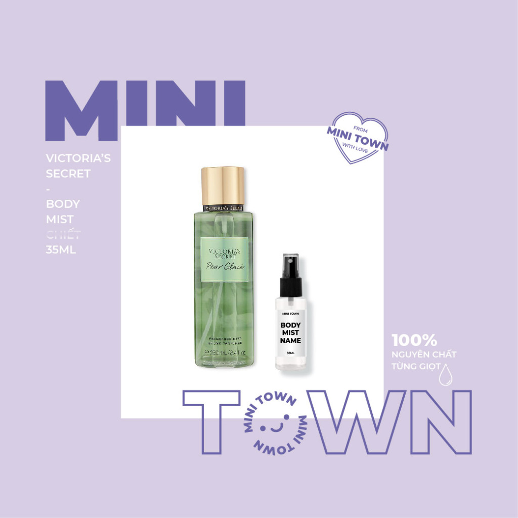 PEAR GLACE - Xịt Thơm Lưu Hương Toàn Thân Victoria's Secret Fragrance Mist
