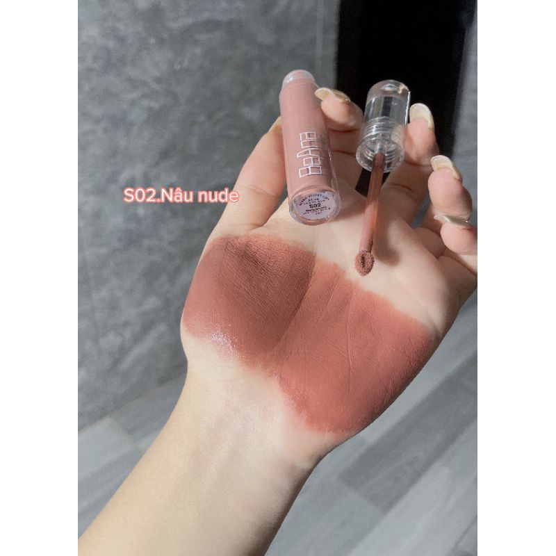 Son tone tây, son màu nâu tây, son nâu nude makup tone tây Beana chính hãng, chất son nhung mịn