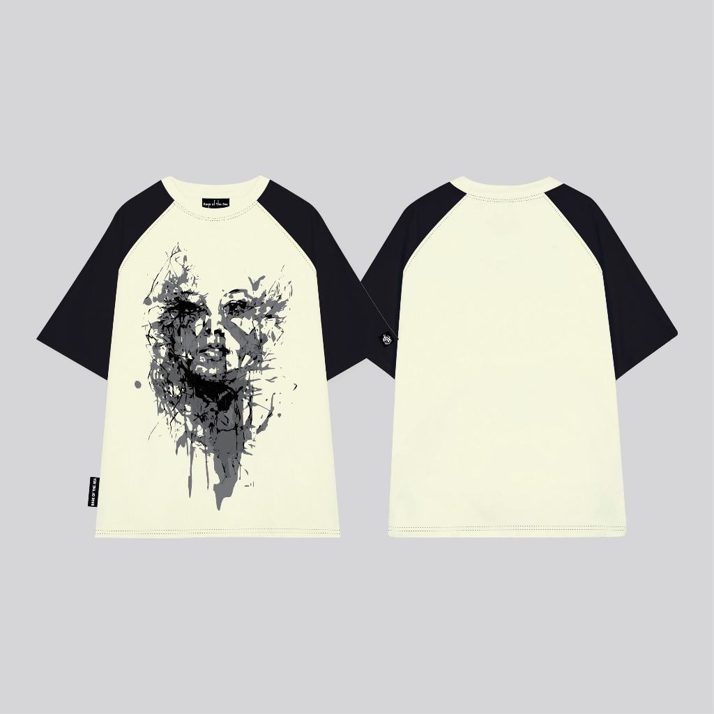 (MUA 1 TẶNG 1 MÓN QUÀ) ÁO THUN/T-SHIRT CỔ TRÒN UNISEX FORM ÂU RAGE OF THE SEA (ROTS STUDIO) "VISION AI"