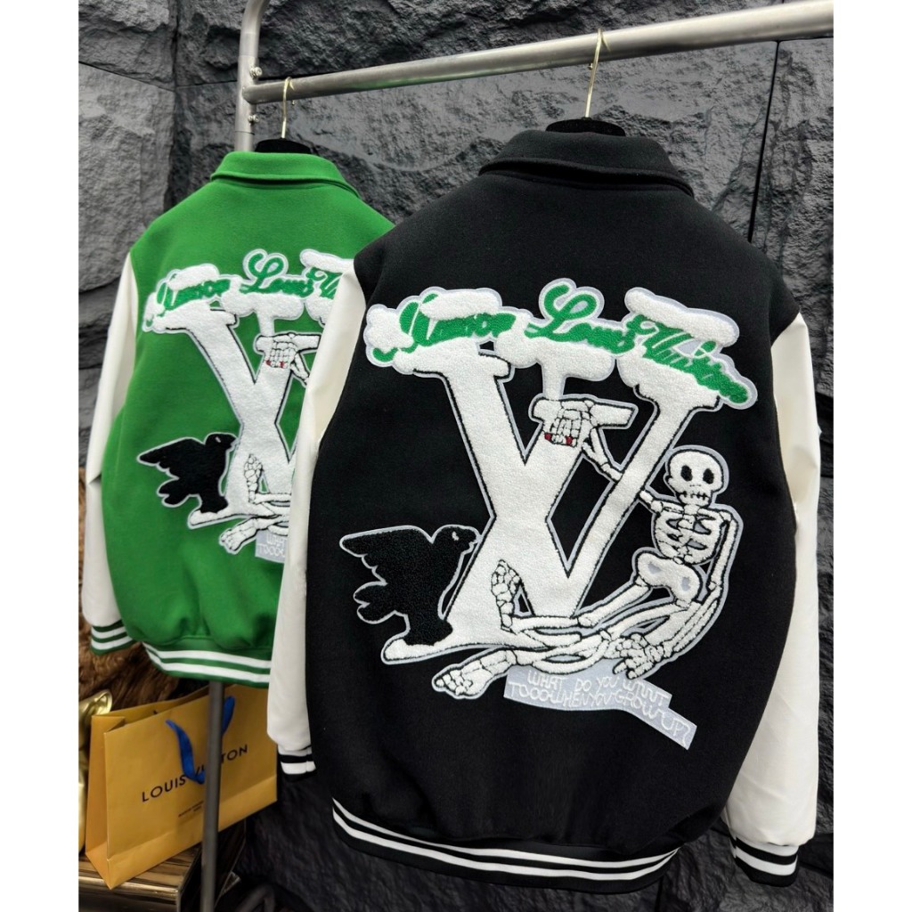 bomber boy phố, áo bomber varsity mẫu mới năm nay