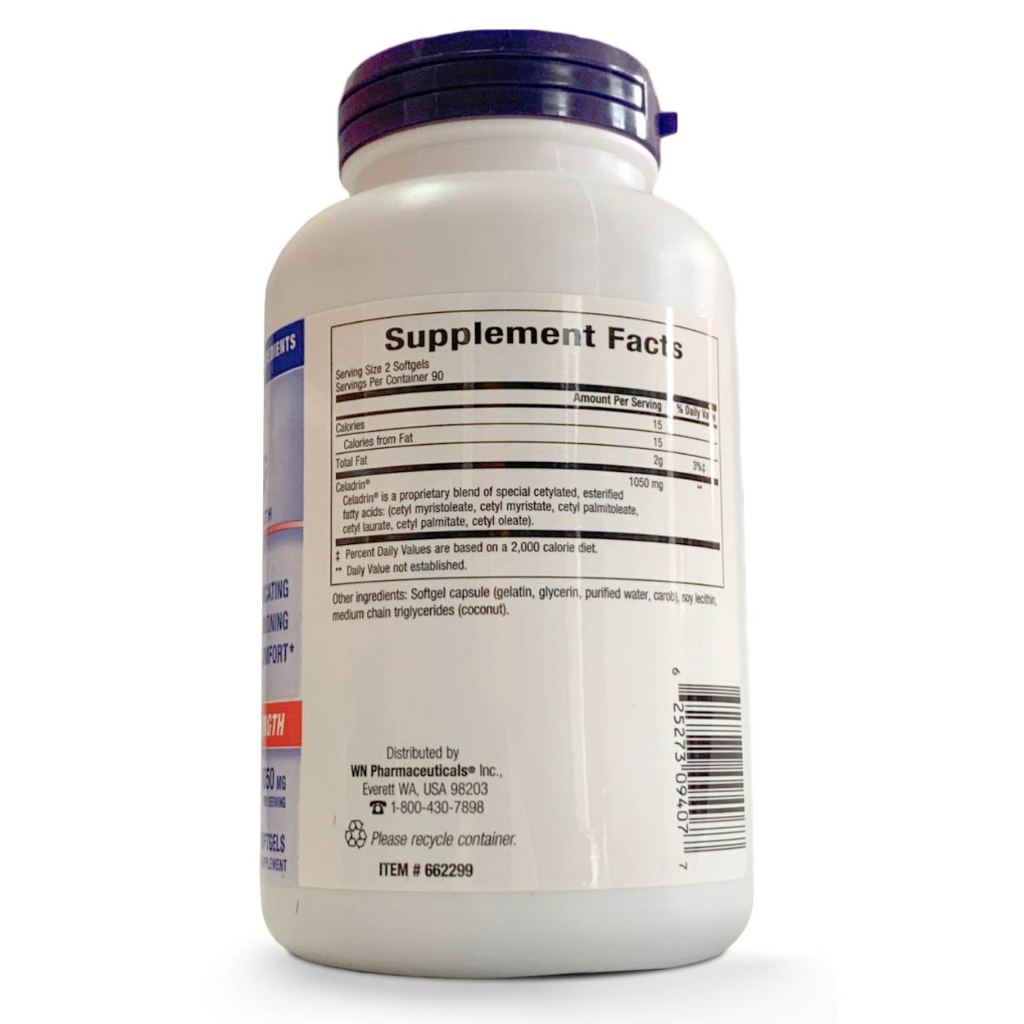 Viên uống bổ sụn khớp Celadrin Advanced Joint Health 1050mg 180 viên