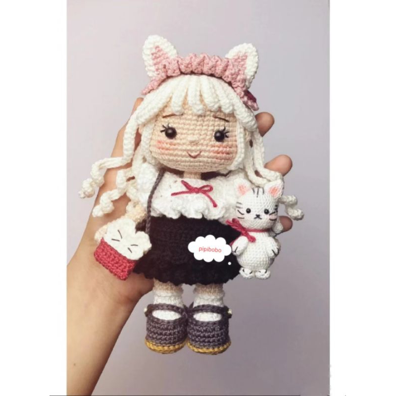 Búp bê taro len handmade