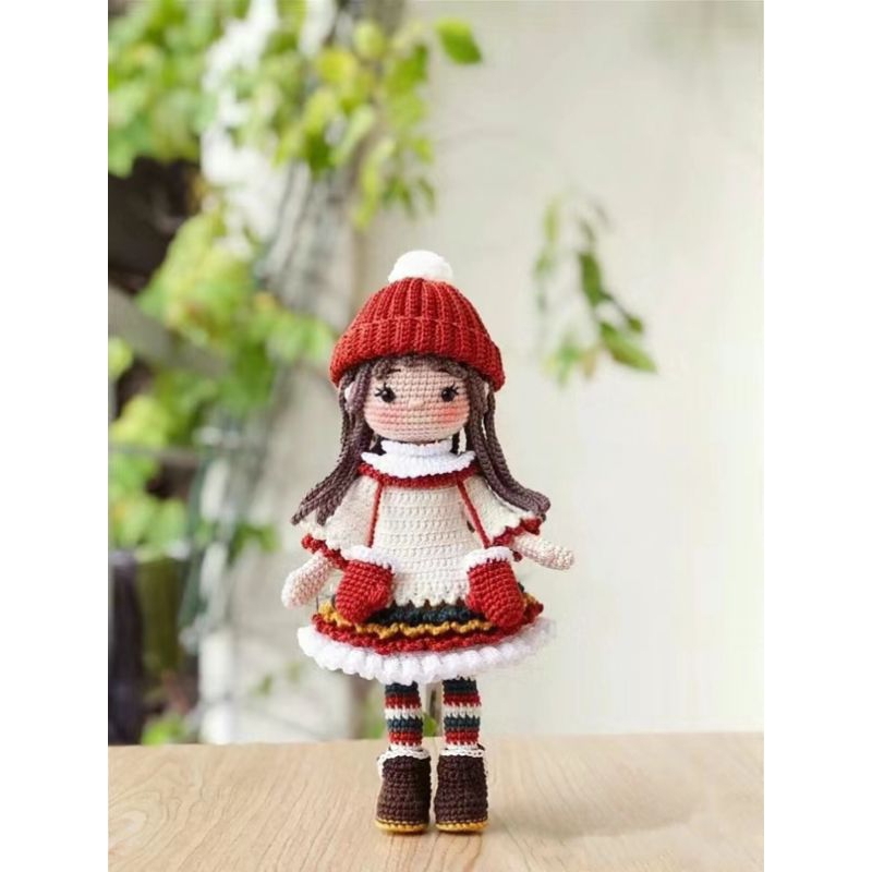 Búp bê len handmade mùa đông