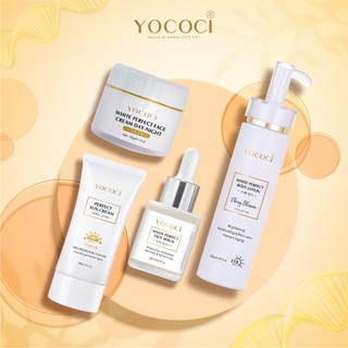 Bộ sản phẩm chăm sóc da toàn thân Yococi 4 món gồm 1 kem chống nắng 50g + 1 kem face 20g + 1 serum 20ml + 1 body 150g
