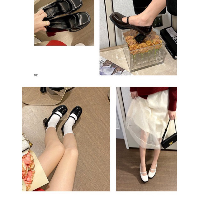 GIÀY MARY JANE SIZE NHỎ 31 32 33 MỘT DÂY MẢNH THANH LỊCH HÀNG QUẢNG CHÂU