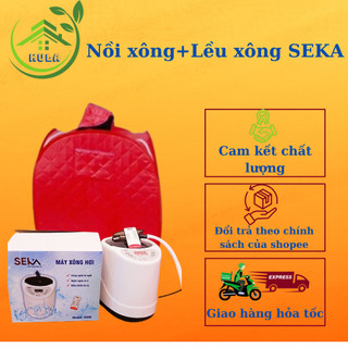 nồi xông hơi 2l. combo Nồi, Lều xông hơi điện Seka cao cấp, xông hơi khủ trùng, thư giãn. Lều xông hơi tự bung