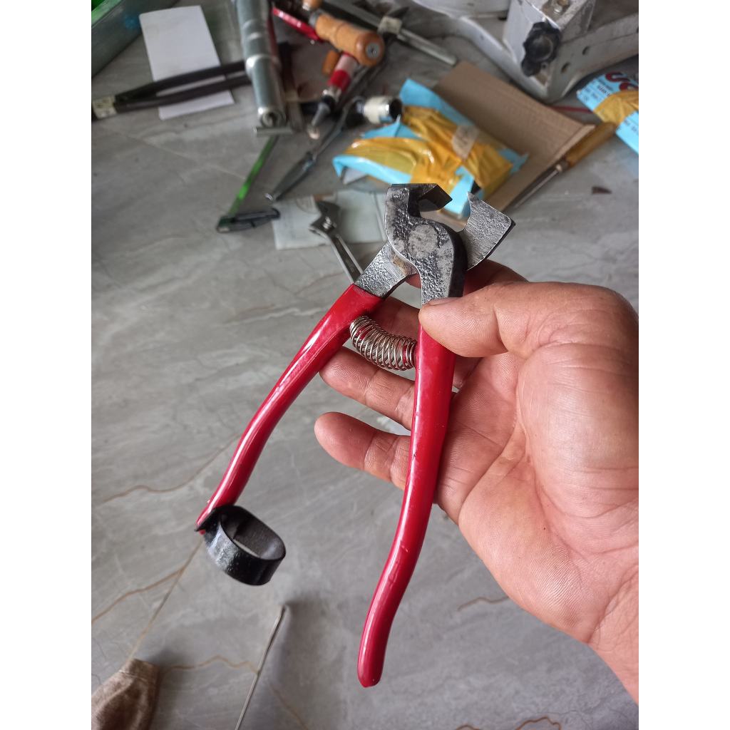 Kìm cạp loại hàm hở 1-2 ly, hàng cũ nhìn như mới