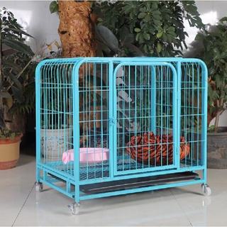 Chuồng chó nan ống YD có bánh xe YD95 Chuồng lồng chó mèo lớn đến 48kg