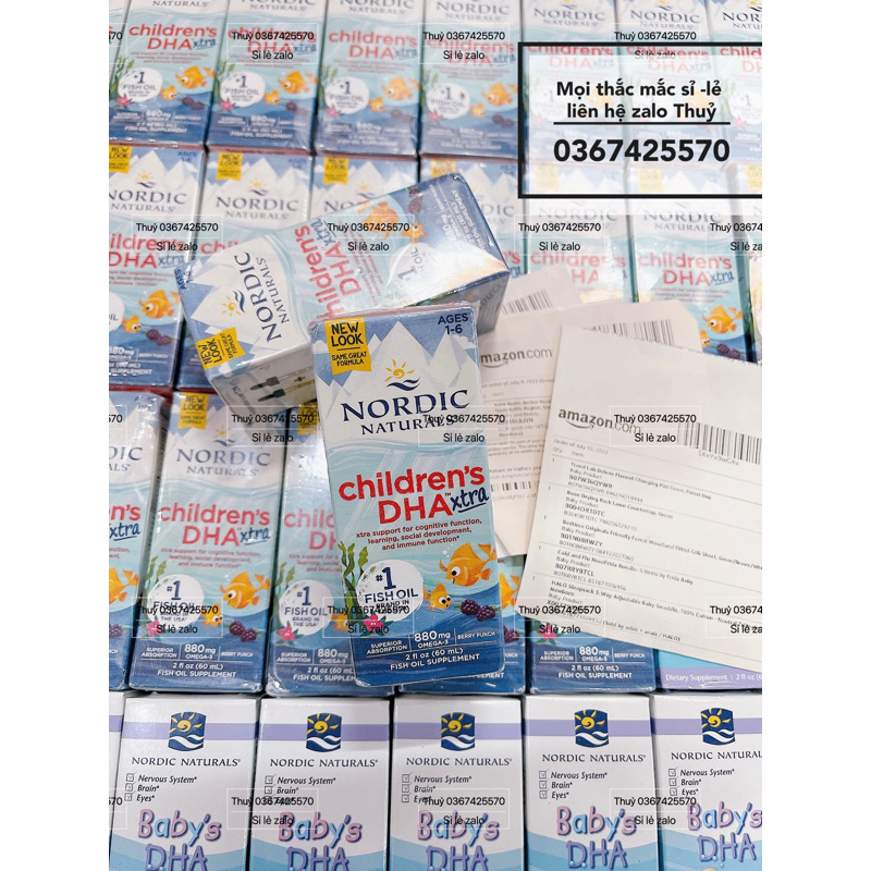 DHA Xtra Nordic Omega 3  hàm lượng cao 880mg / 660mg cho bé trên 1 tuổi