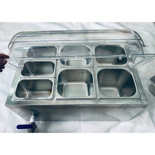 Thùng đá 3 lớp ( giữ lạnh được 8-9 tiếng ) nắp mika