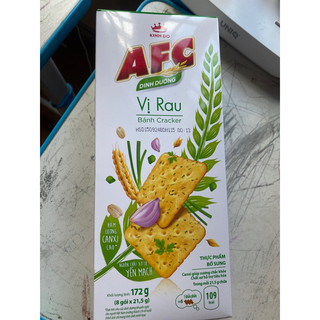 BÁNH QUY AFC NHIỀU VỊ HỘP 200g/172Gr