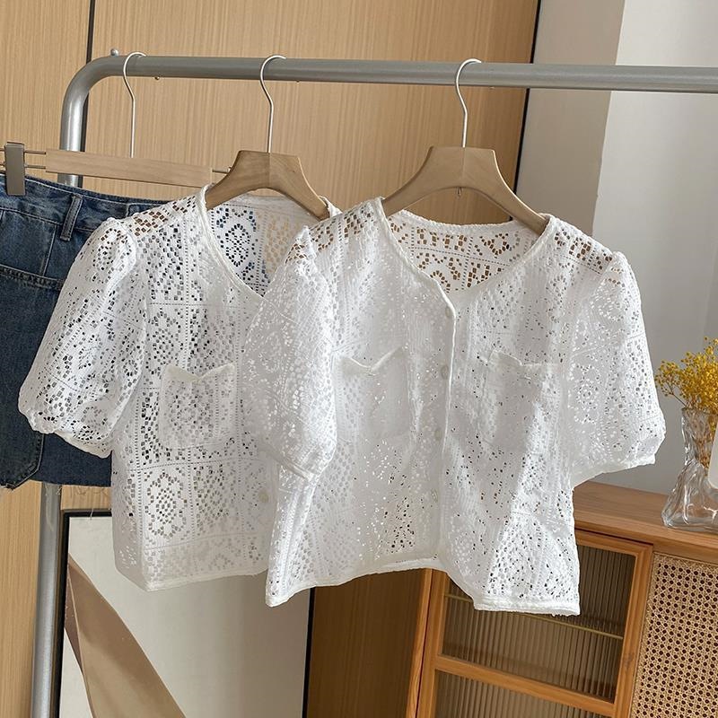 Áo ren khuy 2 túi phong cách hàn quốc