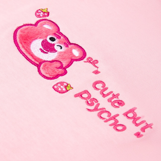 Áo Thun Baby Tee/Oversize Thêu Gấu Dâu 100%  Cotton Premium Unisex Local Brand Vải Chất Lượng Cao Cấp