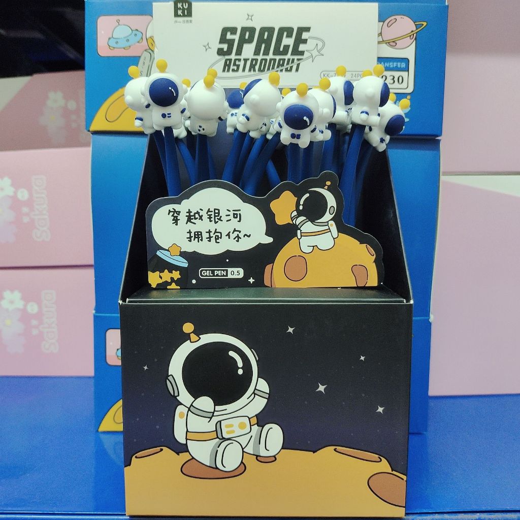 Bút bi gel silicon nhiều hoạ tiết dễ thương văn phòng phẩm Umeishop s22