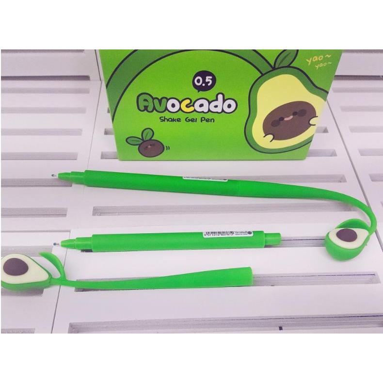 Bút bi gel silicon nhiều hoạ tiết dễ thương văn phòng phẩm Umeishop s22