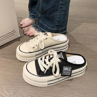 Giày sục thể thao đế độn