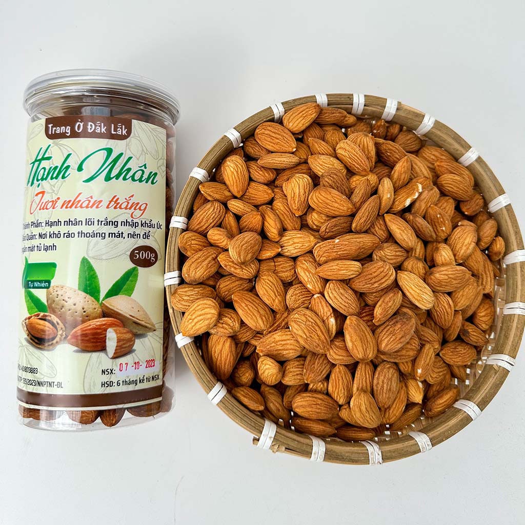 Hạt hạnh nhân úc nhập khẩu 500g size lớn