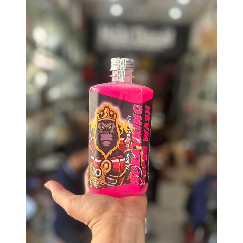 Xà Bông Rửa Xe Bọt Tuyết Bóng Dàn Áo Sprayking Super Wash 500ml