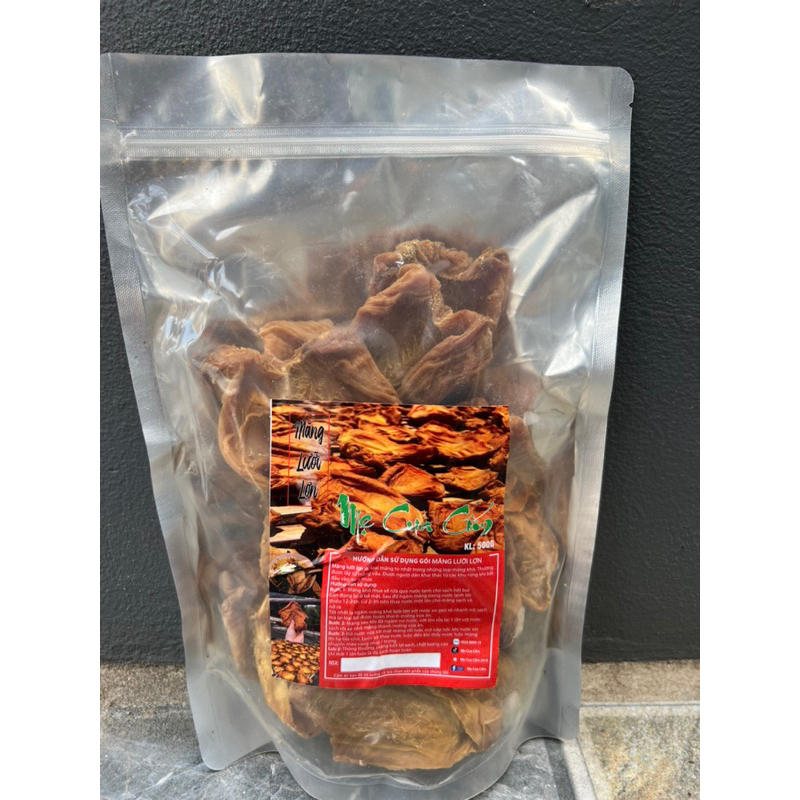 MĂNG LƯỠI LỢN KHÔ SẠCH KHÔNG HOÁ CHẤT 500G