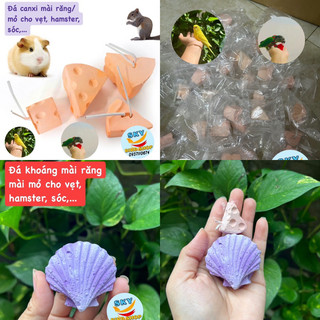 Đá khoáng mài răng mài mỏ cho vẹt, hamster 2 mẫu