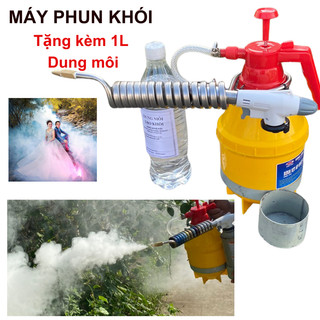 Bộ tạo khói đầy đủ, phun khói sân khấu, máy phun khói diệt côn trùng, khử khuẩn, Tặng kèm 1 lít dung môi khói
