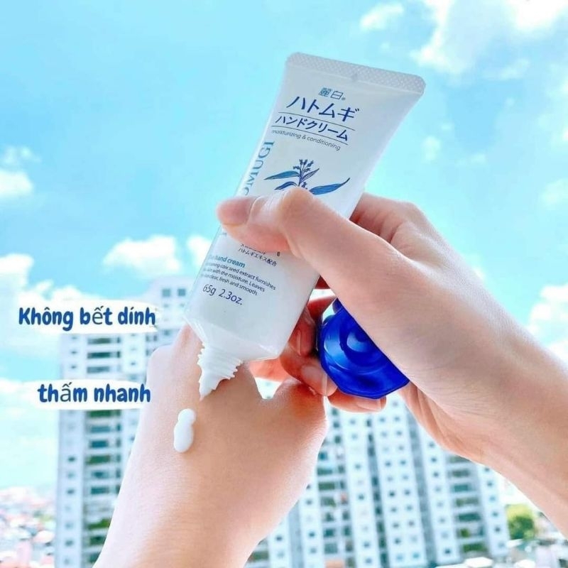 KEM DƯỠNG DA TAY HATOMUGI NHẬT 65G