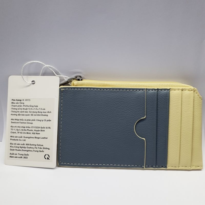 Ví Đựng Thẻ Khóa Kéo Juno