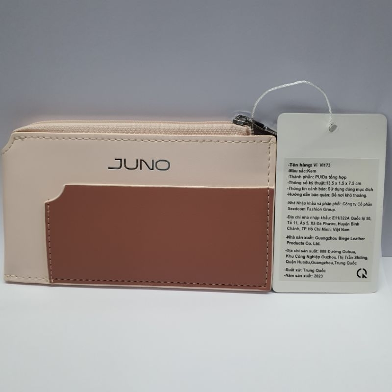 Ví Đựng Thẻ Khóa Kéo Juno