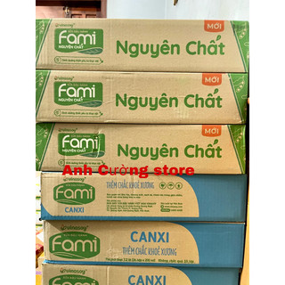 Thùng sữa đậu nành Fami 36 hộp x 200ml vị nguyên bản canxi