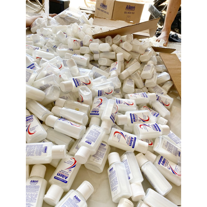 Nước rửa tay Aiken 60g/60ml 100 chai giá 100k