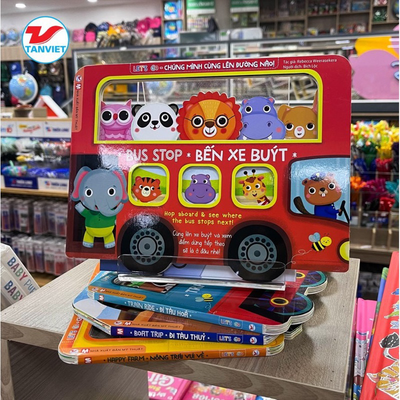Sách tương tác Song ngữ Việt - Anh - Let's Go Chúng mình Cùng lên đường nào!  Tân Việt