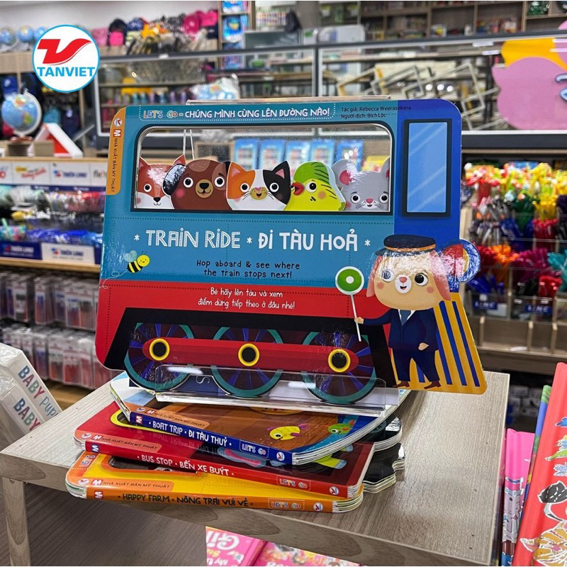 Sách tương tác Song ngữ Việt - Anh - Let's Go Chúng mình Cùng lên đường nào!  Tân Việt