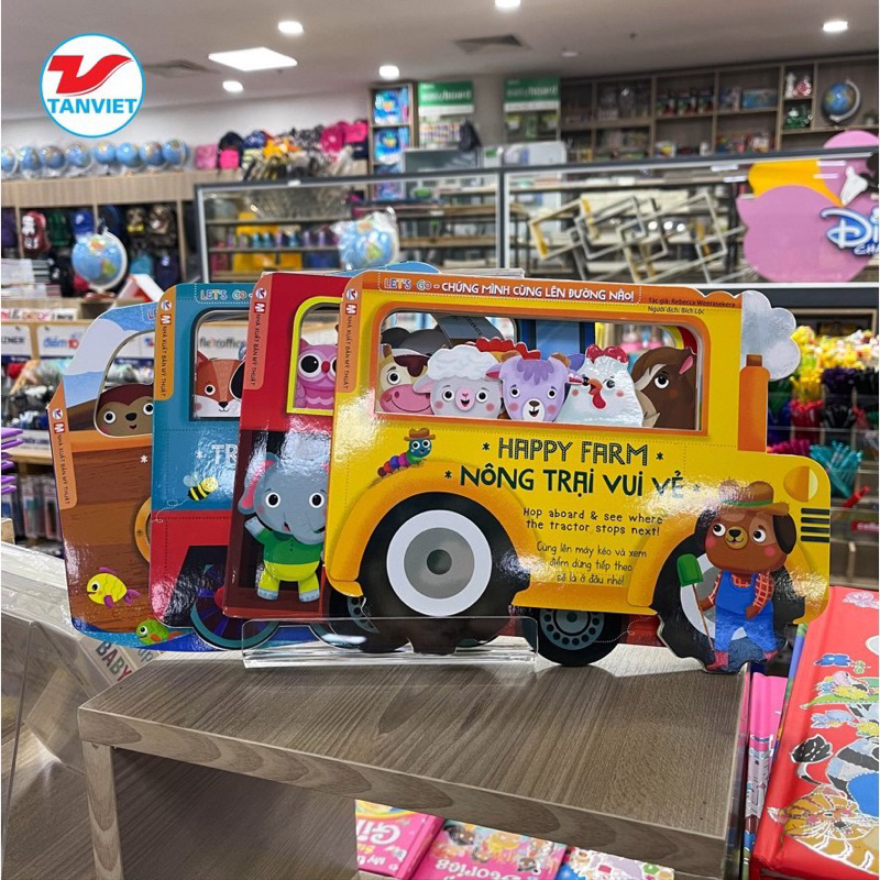 Sách tương tác Song ngữ Việt - Anh - Let's Go Chúng mình Cùng lên đường nào!  Tân Việt