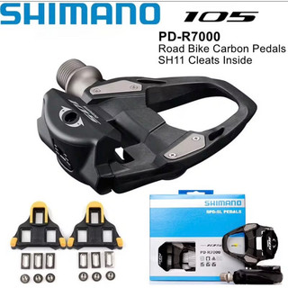 Shimano bàn đạp pedal 105 r7000 carbon bàn đạp xe đạp đường trường spd-sl pd-r7000 bàn đạp tự khóa xe đạp