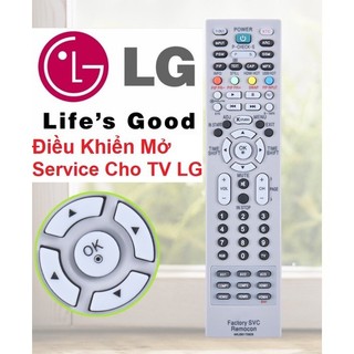 Điều khiển mở mã service LG