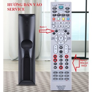 Điều khiển mở mã service LG (điều khiển mở mã cho TiVI LG từ 32 đến 85 inch)